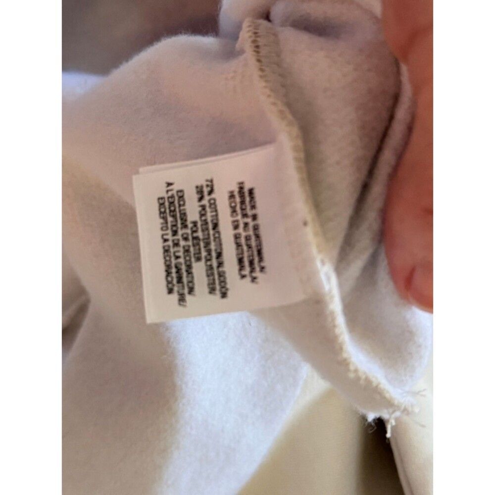 Favorite Daughter The Cropped Collegiate Cotton Blend Hoodie Stone/Dijon - Picture 6 of 6